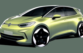 2023 Volkswagen ID.3 angeteasert und verspricht eine sportlichere Optik und einen vergrößerten Infotainment-Touchscreen