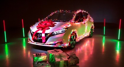 Nissan Leaf разучил новою рождественскую песенку 