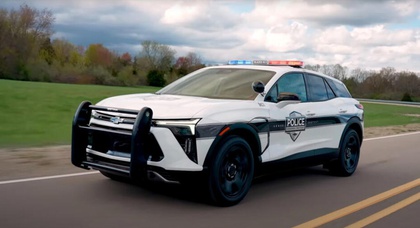 Chevy Blazer EV, véhicule de poursuite pour la police : 105 kWh d'énergie, 250 miles d'autonomie et des fonctionnalités avancées
