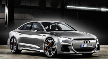 Audi анонсировала четырехдверное электрическое купе 
