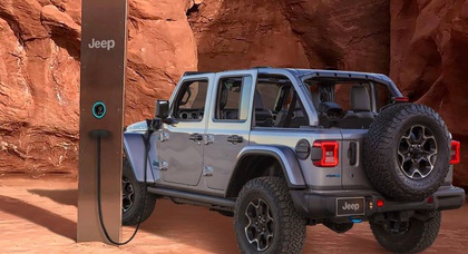 Секрет «таинственного обелиска»: Jeep показал монолит зарядной станцией для Wrangler PHEV