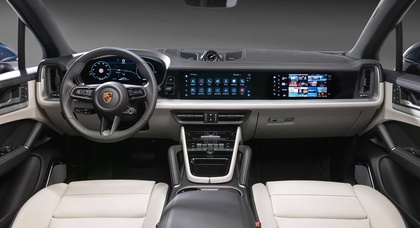Porsche unveils redesigned cabin for 2024 Cayenne with up to three screens