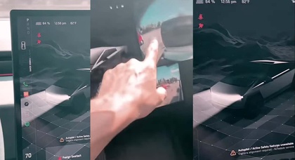 New video has revealed that the Tesla Cybertruck's hazard light switch is mounted on the roof console