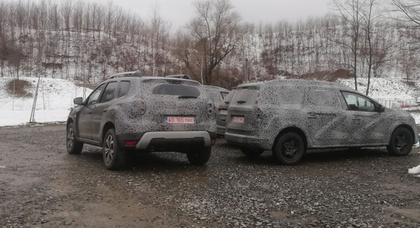 Семиместный Dacia Duster вышел на испытания