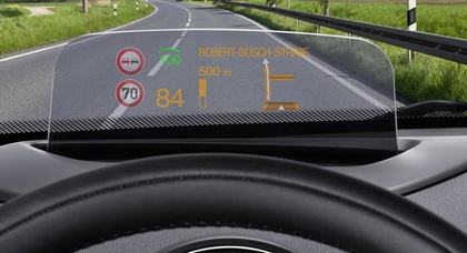 Bosch cоздала универсальный проекционный экран на любой авто