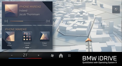La mise à jour de BMW iDrive 8.5 améliore l'écran d'accueil et la structure des menus