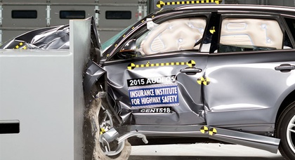 Audi Q5 2015 года оказалась безопаснее машины прошлого года (видео)