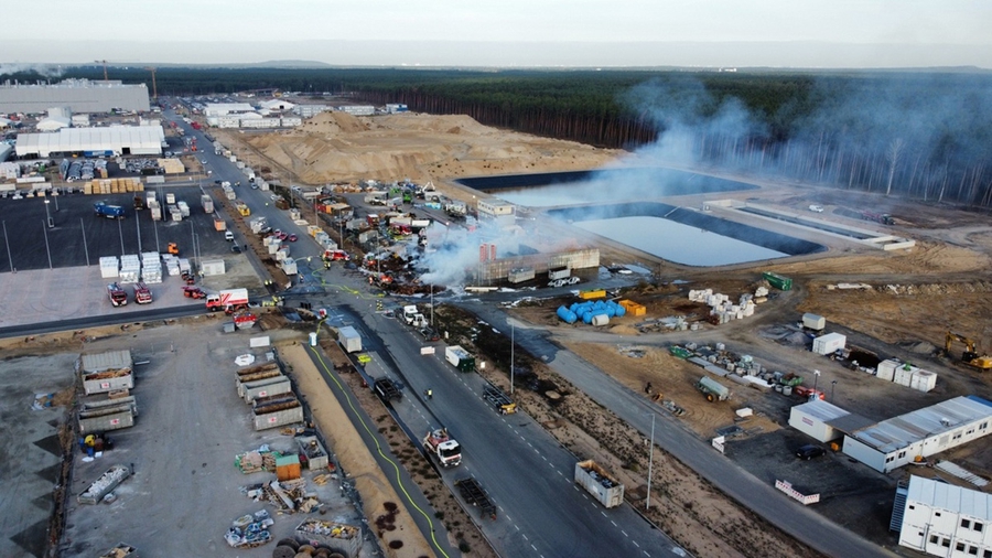 Fire Breaks Out At Tesla Gigafactory Berlin