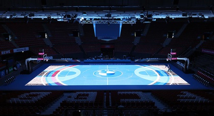 BMW presents high-tech video sports floor at FC Bayern Munich basketball season opener