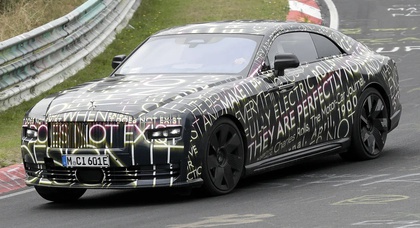 The all-electric Rolls-Royce Spectre begins testing at the Nurburgring