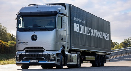 Daimler Truck показала водородный грузовик NextGenH2 с запасом хода 1000+ км