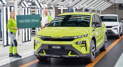 Vom Band lief der 100.000. Škoda Elroq