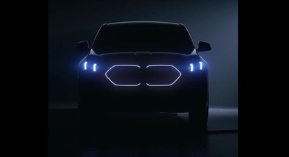 Next-generation BMW X2 teased for first time with illuminated grille