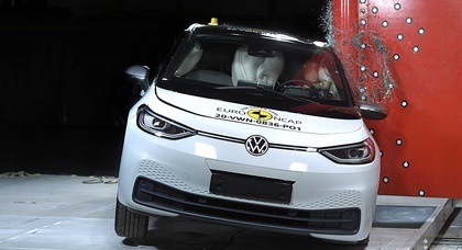  Volkswagen ID.3 заработал «пять звезд» на тестах Euro NCAP 