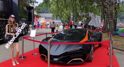 Концепт суперкара Himera впервые показался на публике в Киеве