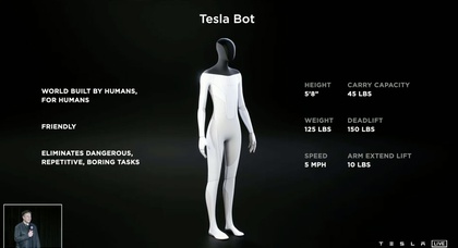 Tesla создает человекоподобного робота