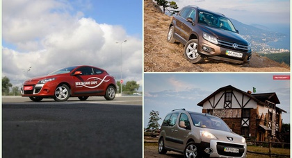 Автодайджест 2—9 сентября: дебют обновленного Volkswagen Tiguan в Украине, тесты Renault Megane Coupe и Peugeot Partner Tepee 