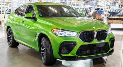 BMW’s six millionth car built in the U.S. is a 600 hp Java Green Metallic BMW X6 M