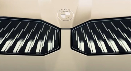 BMW Vision Neue Klasse grille has impressive 3D effect