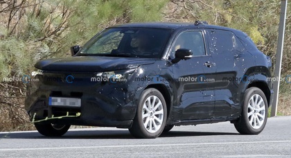 2025 Suzuki eVX, the brand's first electric vehicle, spied for the first time