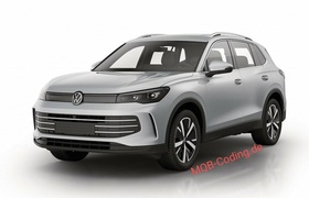 Les images divulguées du Volkswagen Tiguan 2024 montrent l'extérieur sans camouflage