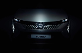 La Renault Scenic E-Tech 2024 a partiellement dévoilé son design avant sa présentation le 4 septembre