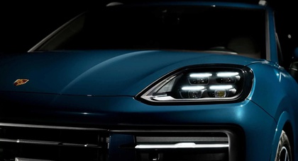 Porsche Reveals Final Teaser of the Updated 2024 Cayenne Luxury SUV With HD Matrix Headlights and Increased Power