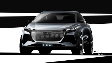 Audi анонсировала новый электрический кроссовер Q4 e-tron 