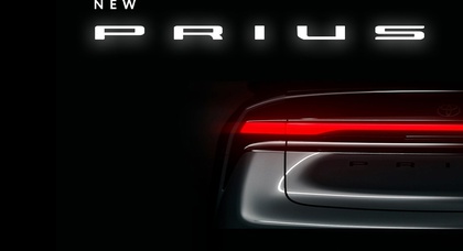 Fifth generation Toyota Prius shows rear light bar in new teaser image