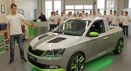 Студенты Škoda сделали Fabia пикап