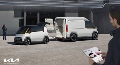 Kia Reveals New Electric Van Concepts with Swappable Bodies