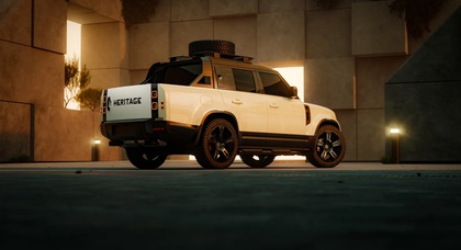 Кузовна компанія з Нідерландів перетворила Land Rover Defender на пікап