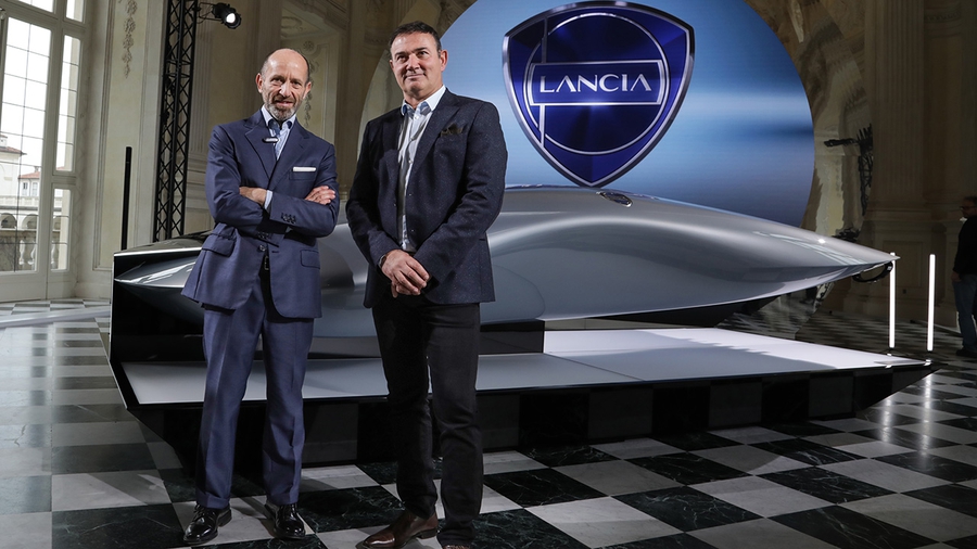 Luca Napolitano Lancia Brand CEO & Jean Pierre Plouè Head of Stellantis Design-Head of Lancia Design