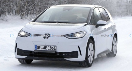 Premier coup d'œil : 2023 Volkswagen ID.3 Facelift Spied Testing avec des mises à jour mineures