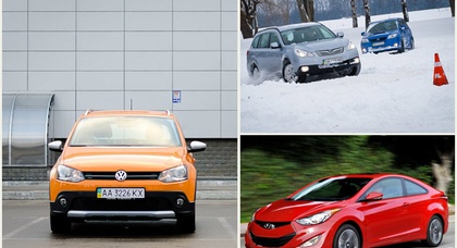 Автодайджест 04-10 февраля: тест-драйв Volkswagen CrossPolo, зимние «покатушки» на Subaru, премьера купе Hyundai Elantra и первое фото нового Mitsubishi Outlander