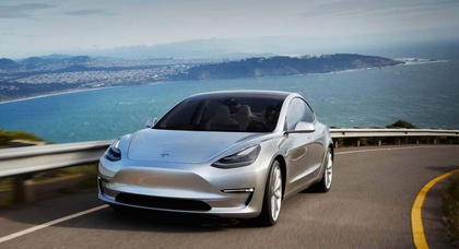 Электрокар Tesla Model 3 выходит на европейский рынок