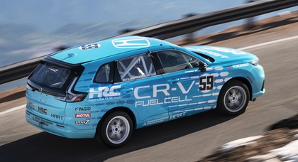 Водневий Honda CR-V e:FCEV вперше візьме участь у змаганнях Pikes Peak Hill Climb
