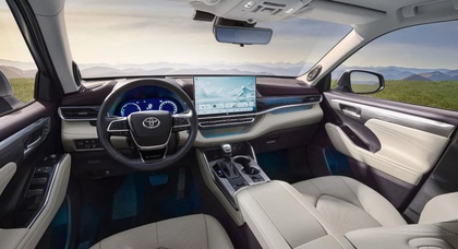 Китайський Toyota Highlander 2026 отримав більший екран, ніж американська версія