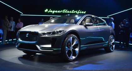 Jaguar представил электрический кроссовер I-Pace 