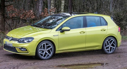 Новый Volkswagen Golf рассекречен фотошпионами 
