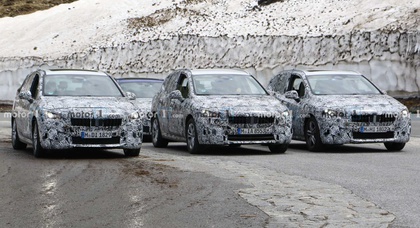Новый BMW 2 серии замечен в Альпах 