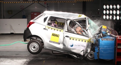 Краш-тест Datsun Go продемонстрировал опасность бюджетных автомобилей