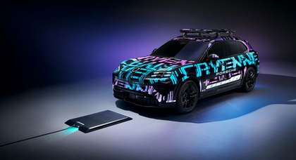 Porsche створила бездротову зарядку для Cayenne Electric