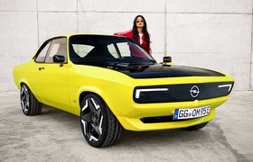 Легендарный Opel Manta превращен в электромобиль с «механикой»