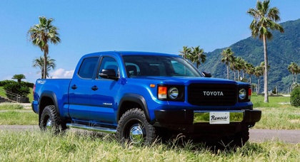 Flex Automotive's Renoca Windansea is a reimagined Toyota Tacoma with old-school Land Cruiser flair