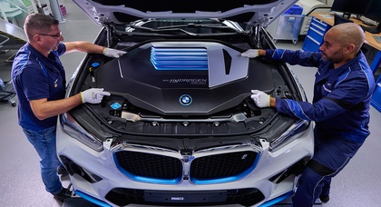 BMW commences production of small-series hydrogen-powered iX5 model