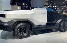 China's IAT T-Mad electric pickup truck: a futuristic rival to Tesla's Cybertruck