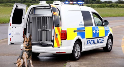 Volkswagen создал фургон для транспортировки полицейских собак