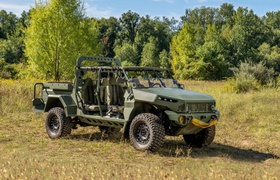 La division GM Defense de General Motors a dévoilé un nouveau véhicule électrique militaire basé sur le GMC Hummer EV