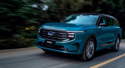 Екран 4K і 1188 км пробігу: Ford оновив семимісний кросовер Edge L